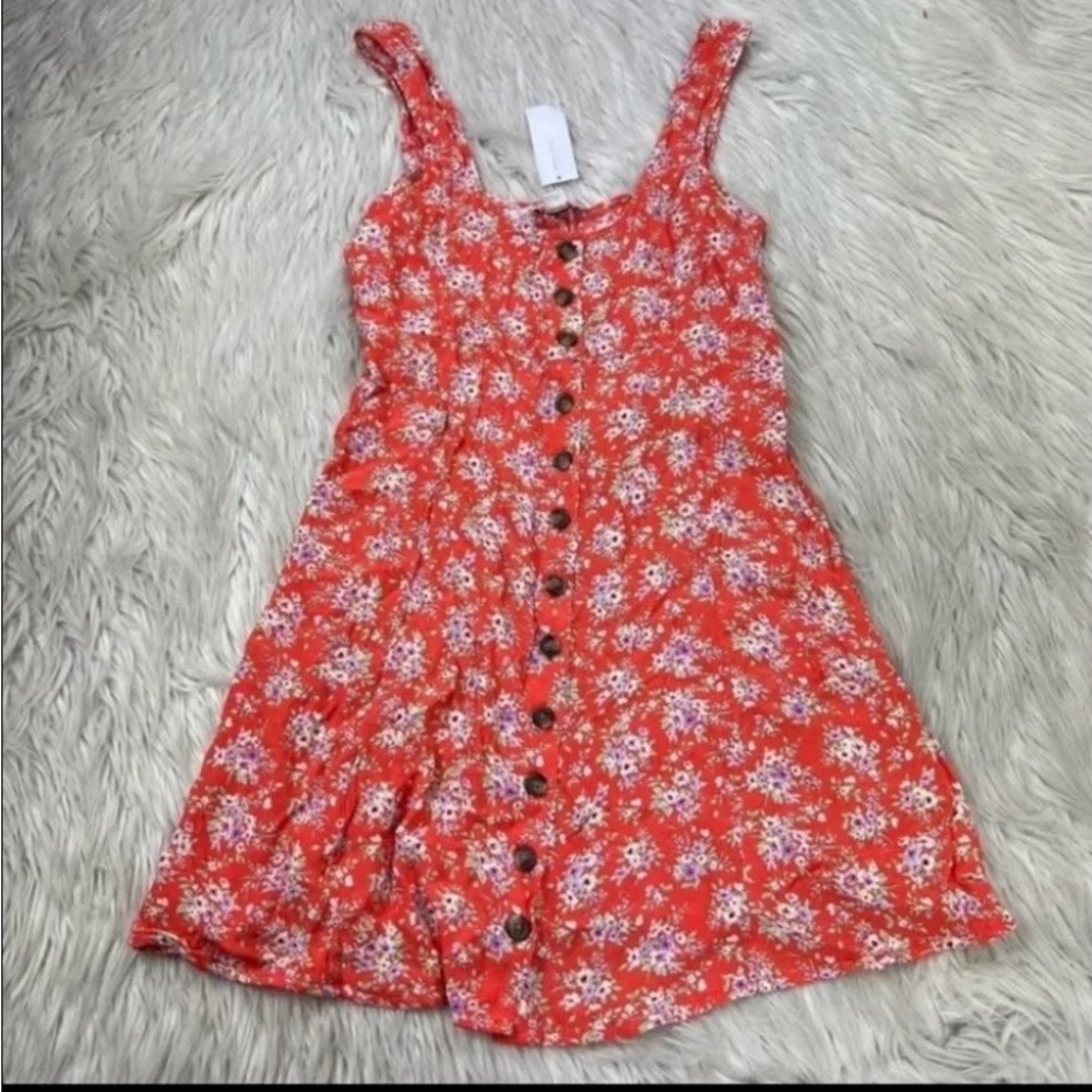 American Eagle Outfitters Floral Dress - Red